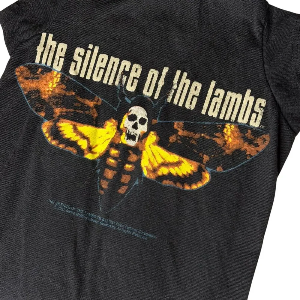 Blended Dog Cat Pet T Shirt Top Silence Of The Lambs Graphic Black S NWOT